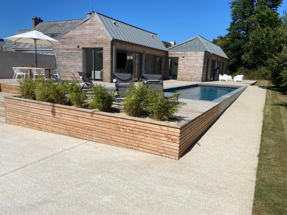 Magnifique Villa Avec Piscine, A 5 Min Des Plages Landunvez Exterior foto